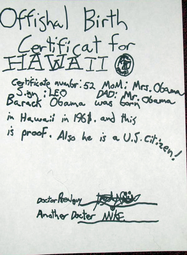 kenyan birth certificate obama. UPDATE 7: Obama#39;s Travel to