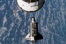 Atlantis approaching ISS